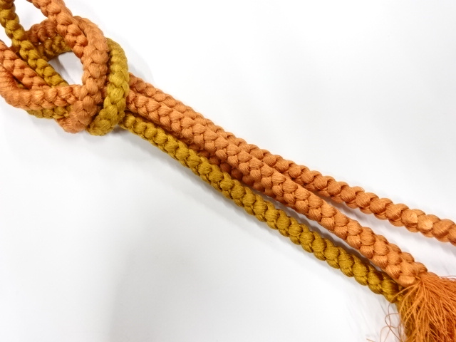 正絹　手組帯締め